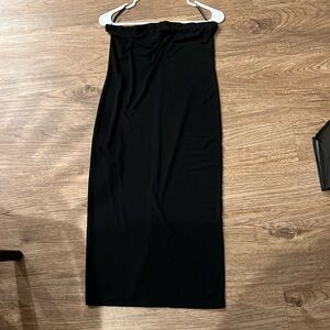 Strapless bodycon dress